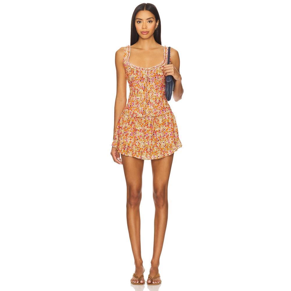 Free People Women's Spring Blossom Combo Floral Ellia Printed Set Size L NWT